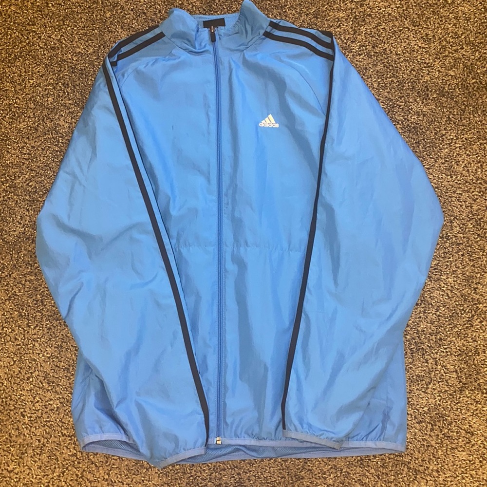 Adidas Blue windbreaker, rarely worn, size S in Mens